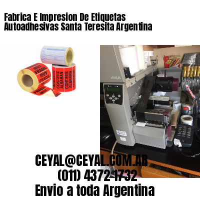 Fabrica E Impresion De Etiquetas Autoadhesivas Santa Teresita Argentina