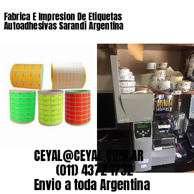 Fabrica E Impresion De Etiquetas Autoadhesivas Sarandí Argentina