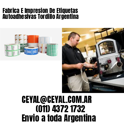 Fabrica E Impresion De Etiquetas Autoadhesivas Tordillo Argentina