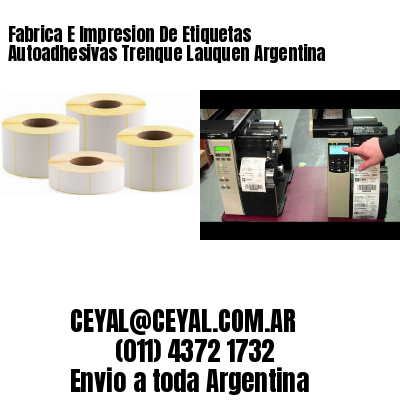 Fabrica E Impresion De Etiquetas Autoadhesivas Trenque Lauquen Argentina
