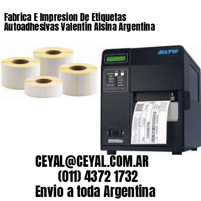 Fabrica E Impresion De Etiquetas Autoadhesivas Valentín Alsina Argentina