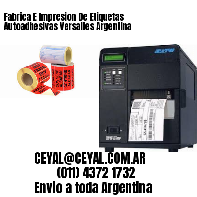 Fabrica E Impresion De Etiquetas Autoadhesivas Versalles Argentina