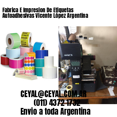 Fabrica E Impresion De Etiquetas Autoadhesivas Vicente López Argentina