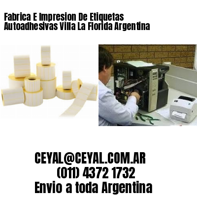 Fabrica E Impresion De Etiquetas Autoadhesivas Villa La Florida Argentina