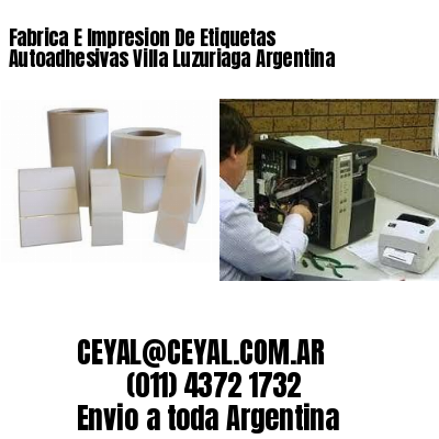 Fabrica E Impresion De Etiquetas Autoadhesivas Villa Luzuriaga Argentina