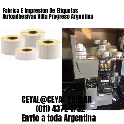 Fabrica E Impresion De Etiquetas Autoadhesivas Villa Progreso Argentina
