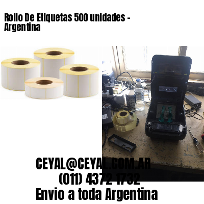 Rollo De Etiquetas 500 unidades – Argentina