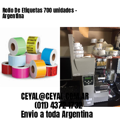 Rollo De Etiquetas 700 unidades – Argentina