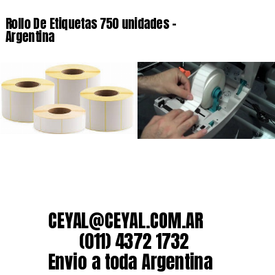 Rollo De Etiquetas 750 unidades – Argentina