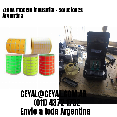 ZEBRA modelo industrial – Soluciones Argentina
