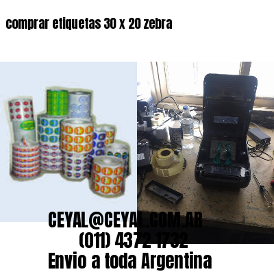 comprar etiquetas 30 x 20 zebra