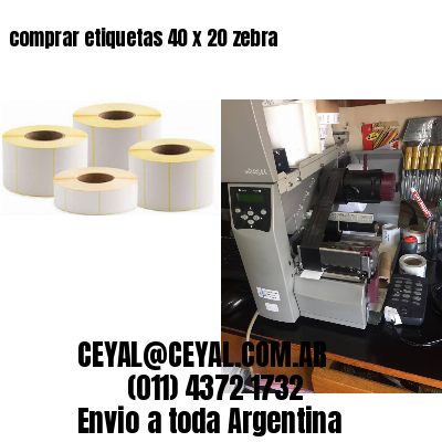 comprar etiquetas 40 x 20 zebra
