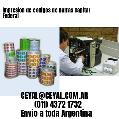 impresion de codigos de barras Capital Federal