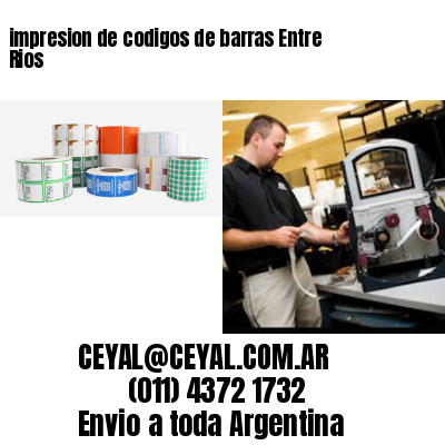 impresion de codigos de barras Entre Rios