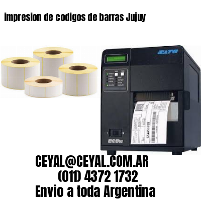 impresion de codigos de barras Jujuy