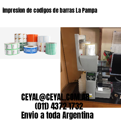 impresion de codigos de barras La Pampa