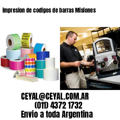 impresion de codigos de barras Misiones