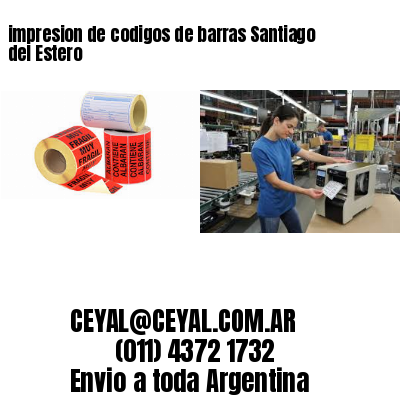 impresion de codigos de barras Santiago del Estero