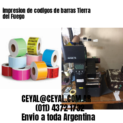 impresion de codigos de barras Tierra del Fuego