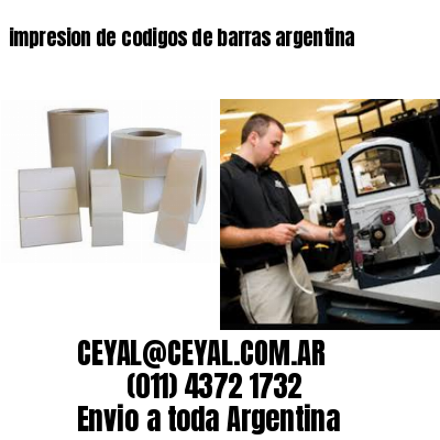 impresion de codigos de barras argentina