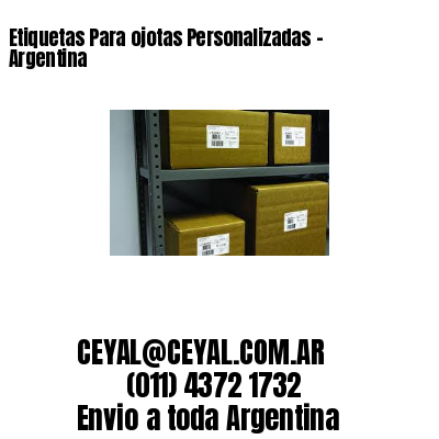 Etiquetas Para ojotas Personalizadas	– Argentina
