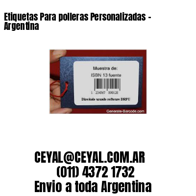 Etiquetas Para polleras Personalizadas	– Argentina