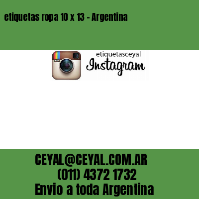 etiquetas ropa 10 x 13 – Argentina