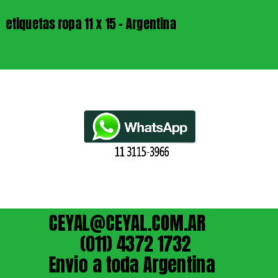 etiquetas ropa 11 x 15 – Argentina