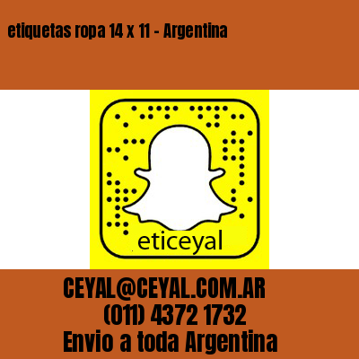 etiquetas ropa 14 x 11 – Argentina