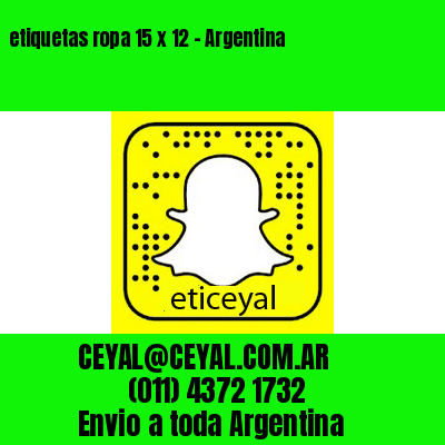 etiquetas ropa 15 x 12 – Argentina