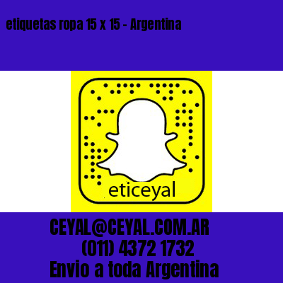 etiquetas ropa 15 x 15 – Argentina