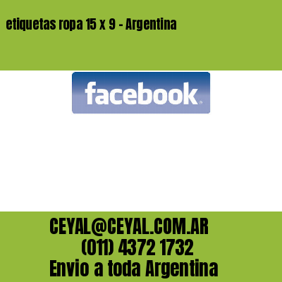 etiquetas ropa 15 x 9 – Argentina