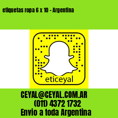 etiquetas ropa 6 x 10 – Argentina