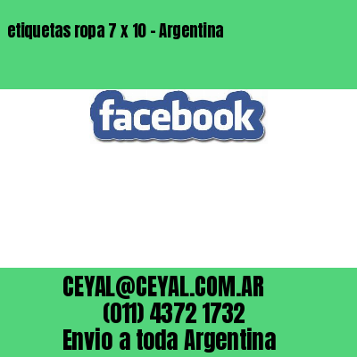 etiquetas ropa 7 x 10 – Argentina
