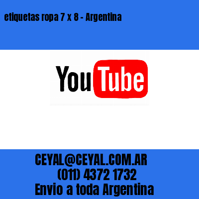etiquetas ropa 7 x 8 – Argentina
