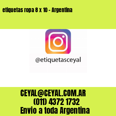 etiquetas ropa 8 x 10 – Argentina