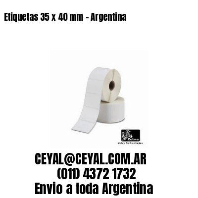 Etiquetas 35 x 40 mm – Argentina