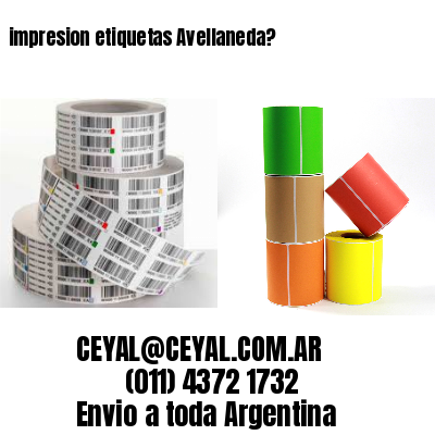 impresion etiquetas Avellaneda?