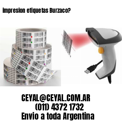 impresion etiquetas Burzaco?