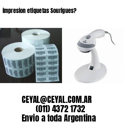 impresion etiquetas Sourigues?