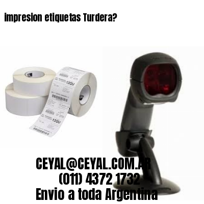 impresion etiquetas Turdera?