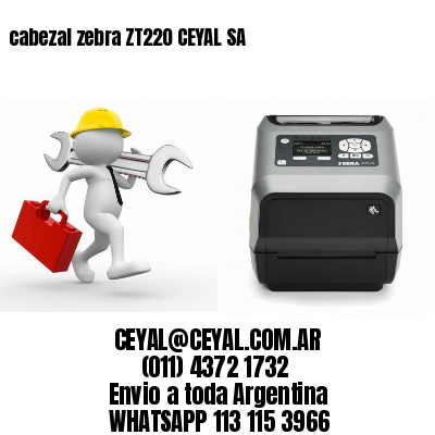 cabezal zebra ZT220 CEYAL SA