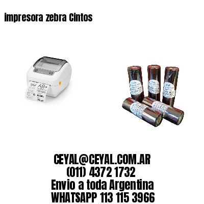impresora zebra Cintos