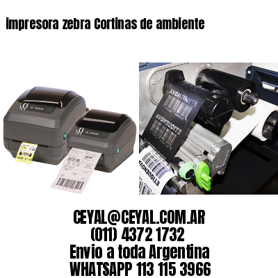 impresora zebra Cortinas de ambiente