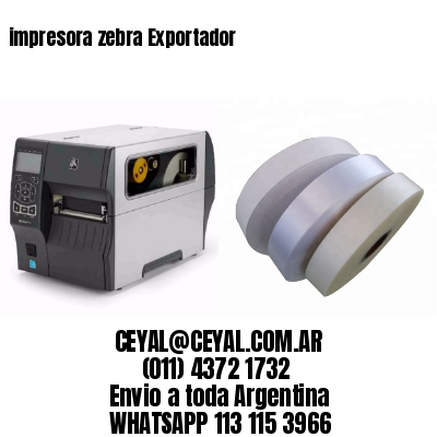 impresora zebra Exportador