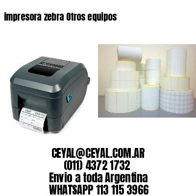 impresora zebra Otros equipos