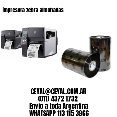 impresora zebra almohadas