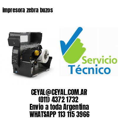 impresora zebra buzos