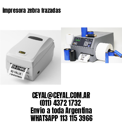 impresora zebra frazadas