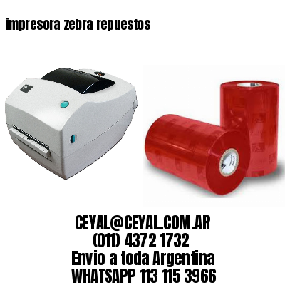 impresora zebra repuestos